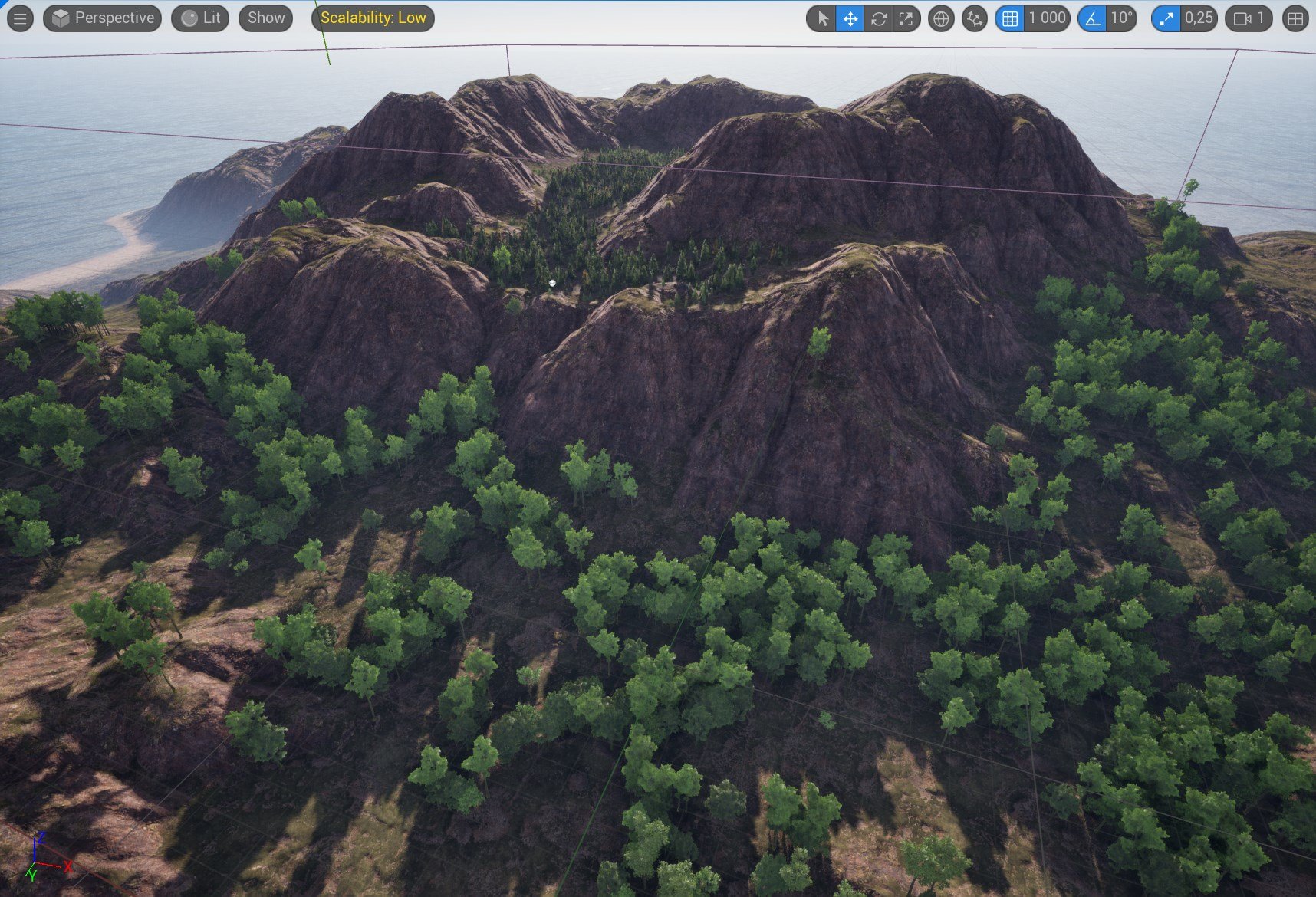 Pcg Desert Example PCG Layered Biomes Documentation