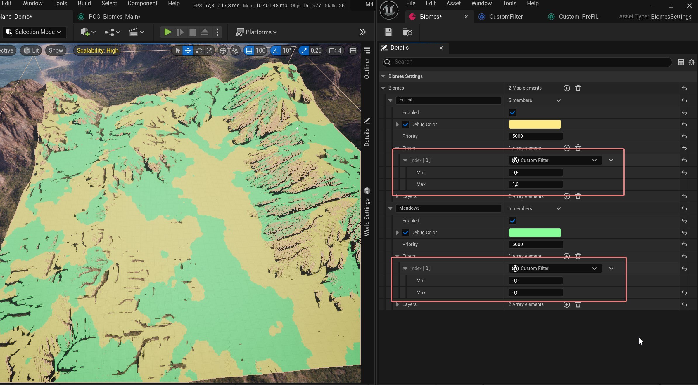 PCG Layered Biomes Documentation